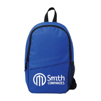 Recycled One-Strap Sling Backpack - One-Color Personalization Available from Positive Promotions