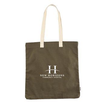 FEED Organic Cotton Convention Give Back Tote Bag - One-Color Personalization Available from Positive Promotions