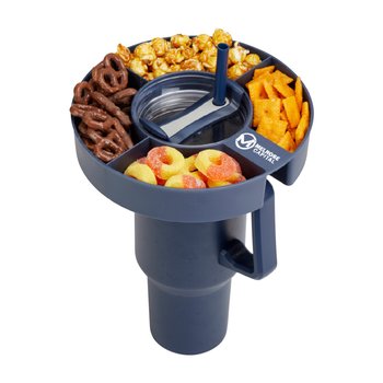 40-oz. Mug Stack n' Sip Snack Bowl - One-Color Personalization Available from Positive Promotions