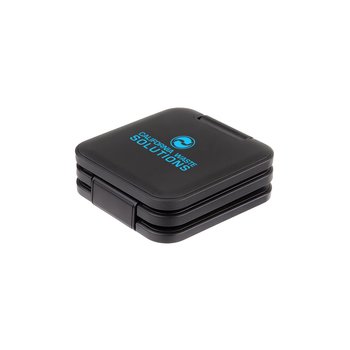 3-in-1 Wireless Folding Charging Pad Station - One-Color Personalization Available from Positive Promotions