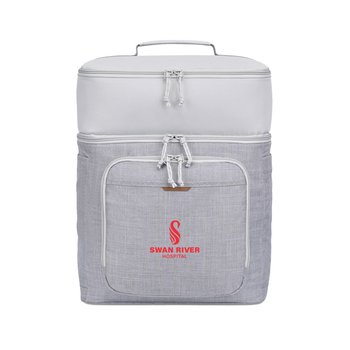 Frost Recycled Backpack Cooler 38 Can - One-Color Personalization Available from Positive Promotions