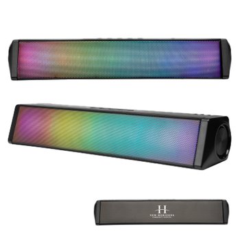 Multi-Color Light-Up Soundbar Speaker - One-Color Personalization Available from Positive Promotions