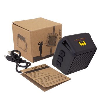 IPX4 Water-Resistant True Wireless Speaker With Strong Magnet - Full-Color Personalization Available from Positive Promotions