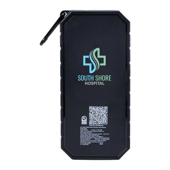 IPX5 Waterproof Wireless Charging Power Bank 10,000 mAh 15W - Full-Color Personalization Available from Positive Promotions