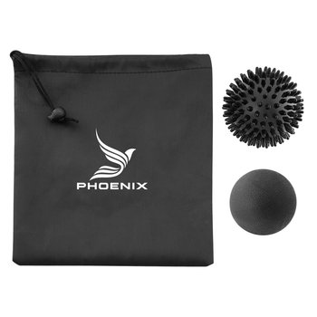 Relief Massage Balls in Pouch - One-Color Personalization Available from Positive Promotions