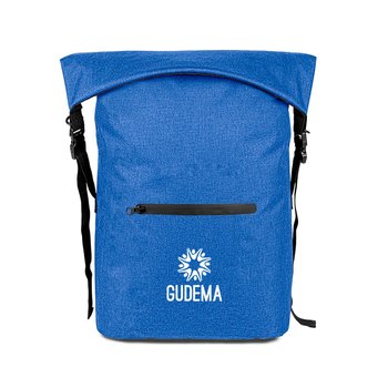 Heathered Recycled Water-Resistant Dry Bag Backpack - One-Color Personalization Available from Positive Promotions