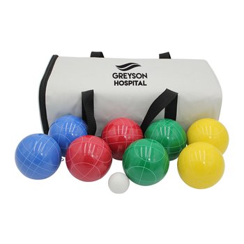 Bocce Ball Set in Water-Resistant Carrying Bag  - One-Color Personalization Available from Positive Promotions