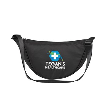 Shilo Recycled Small Crossbody Bag - Full-Color Personalization Available from Positive Promotions