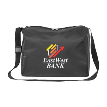 Shilo Recycled Box Duffel Bag - Full-Color Personalization Available from Positive Promotions