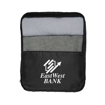 3-Piece Travel Packing Cubes Set - One-Color Personalization Available from Positive Promotions