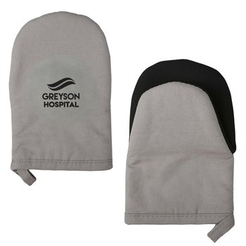 Ergonomic Puppet-Style Kitchen Oven Mitt - One-Color Personalization Available from Positive Promotions