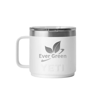 Yeti® Rambler Stackable Mug 14 oz. With MagSlider Lid - Laser-Engraved Personalization Available from Positive Promotions