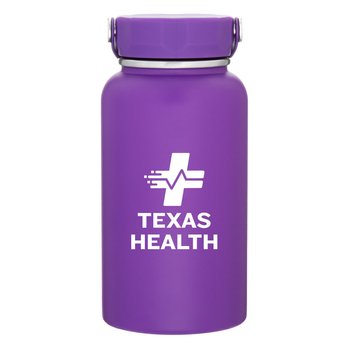 Beastmode Stainless-Steel Bottle 33 oz. With Top Carry Handle - One-Color Personalization Available from Positive Promotions