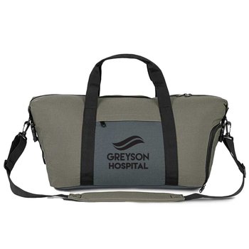 Dakota Duffel Bag With Shoe Pocket - One-Color Personalization Available from Positive Promotions