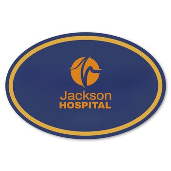 Reusable Car Sign Magnet Oval 6