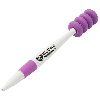 Jupiter Spinning Ring Fidget Pen - One-Color Personalization Available from Positive Promotions
