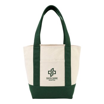 Trader Market Mini Canvas Tote Bag - One-Color Personalization Available from Positive Promotions