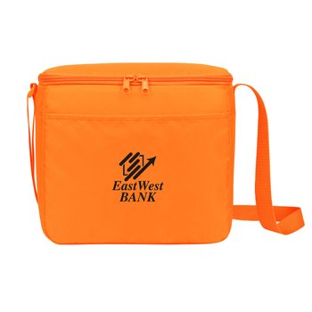 Roamer Recycled rPET 9-Can Lunch/Cooler Bag - One-Color Personalization Available from Positive Promotions