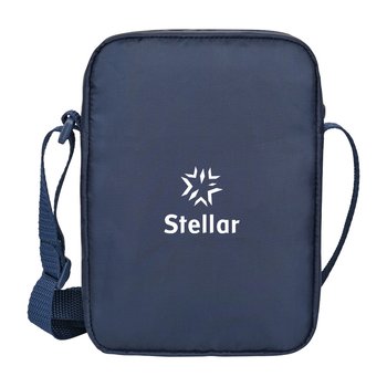 Roamer Recycled rPET Sling Crossbody Bag - One-Color Personalization Available from Positive Promotions