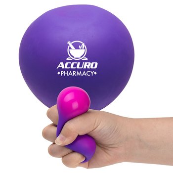 Squish & Squeeze Soft Stress Ball - One-Color Personalization Available from Positive Promotions