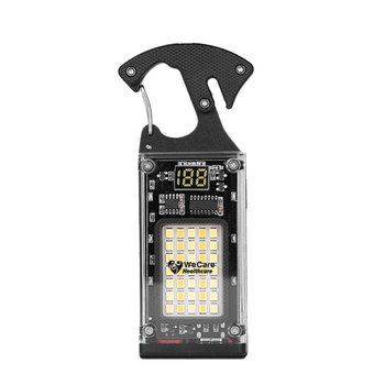 Emergency Survival Flashlight & Windproof Lighter Tool - One-Color Personalization Available from Positive Promotions