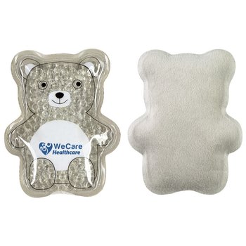 Teddy Bear Hot/Cold Pack - One-Color Personalization Available from Positive Promotions