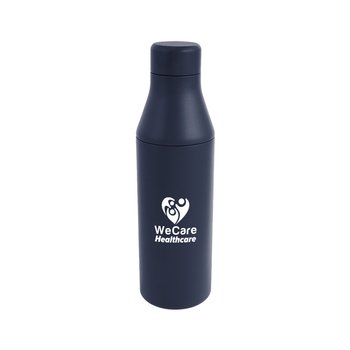 Recycled Stainless-Steel Dual-Open Bottle 15 oz. - One-Color Personalization Available from Positive Promotions