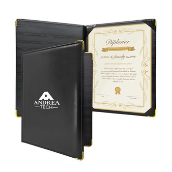 Deluxe Padded Diploma Holder Portrait 8 1/2