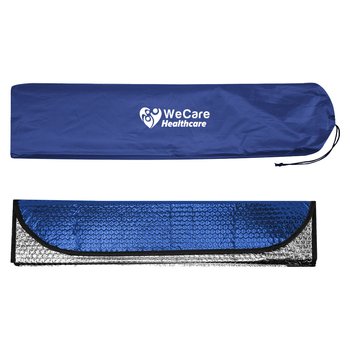 Folding Accordion Car Auto Sun Shade - One-Color Personalization Available from Positive Promotions