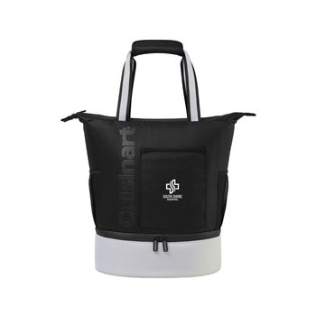 Cuisinart® Outdoors Expandable 20-Can Backpack Tote Cooler Bag - One-Color Personalization Available from Positive Promotions