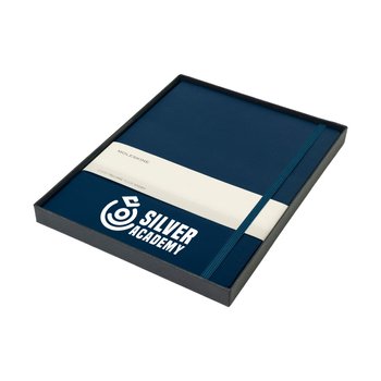 Moleskine® X-Large Notebook in Gift Box - One-Color Personalization Available from Positive Promotions