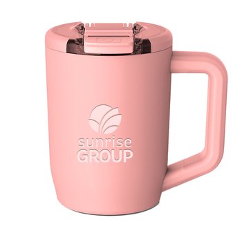 BruMate® Muv Stainless-Steel Mug 15 oz. With Leak-Proof Lid (Fashion Colors) - Laser-Engraved Personalization Available from Positive Promotions