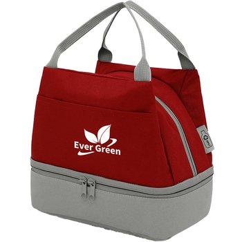 Top Carry Recycled rPET Insulated Lunch Cooler Bag - One-Color Personalization Available from Positive Promotions