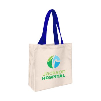 10-oz. Canvas Sublimated Tote Bag - Full-Color Personalization Available from Positive Promotions