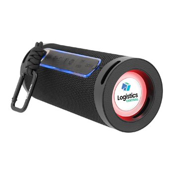 AudioBeam Water-Resistant Wireless Speaker & Flashlight - Full-Color Personalization Available from Positive Promotions