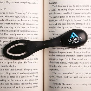 Handheld Reading Book Light - One-Color Personalization Available from Positive Promotions