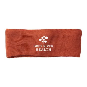 Unisex Warm Knit Headband - Embroidered Personalization Available from Positive Promotions