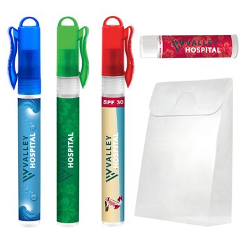 Sunny Day Essentials Kit - Full-Color Personalization Available from Positive Promotions