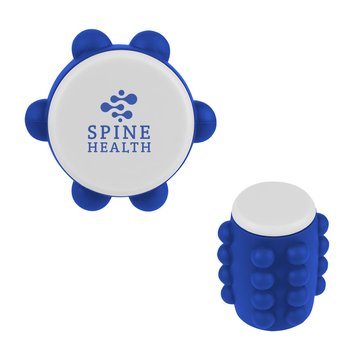 Silicone Pop & Spin Fidget - One-Color Personalization Available from Positive Promotions