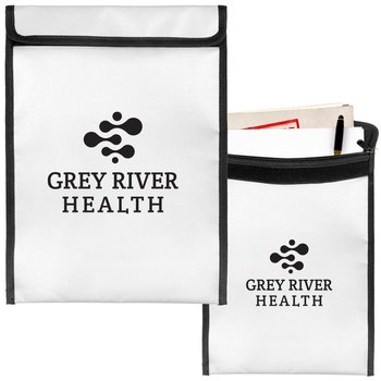 Fireproof & Waterproof Document Bag - One-Color Personalization Available from Positive Promotions