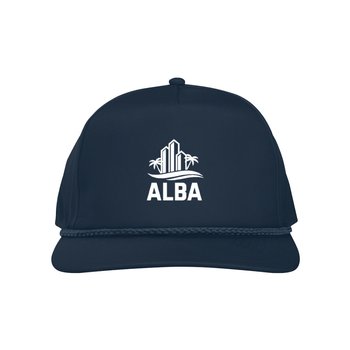 Adjustable Structured Panel Cap With Rope - One-Color Personalization Available from Positive Promotions