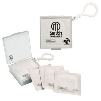 Antibacterial Wet Wipes - Case of 10 - One-Color Personalization Available from Positive Promotions
