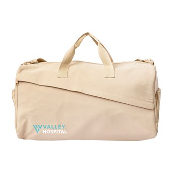 Recycled Luxe Lightweight Duffel Bag - Full-Color Personalization Available from Positive Promotions