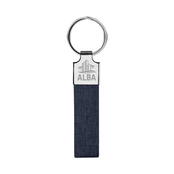 Recycled rPET Key Tag - Laser-Engraved Personalization Available from Positive Promotions