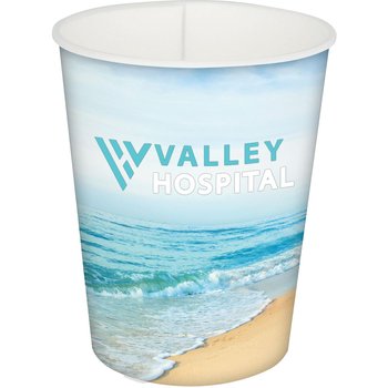 USA-Made Sea Shore Plastic Stadium Cup 16 oz. - Full-Color Personalization Available from Positive Promotions