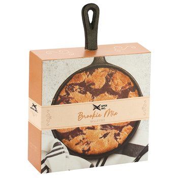 Brookie DIY Baking Kit in Cast Iron Skillet - Full-Color Personalization Available from Positive Promotions