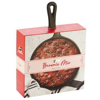Brownie DIY Baking Kit in Cast Iron Skillet - Full-Color Personalization Available from Positive Promotions