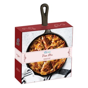 Pizza DIY Kit in Cast Iron Skillet - Full-Color Personalization Available from Positive Promotions
