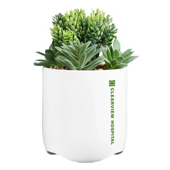 iHome® Faux Plant With Type-C Charging Station 10W - One-Color Personalization Available from Positive Promotions