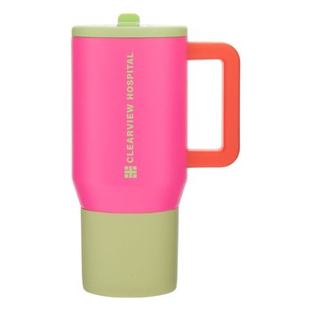HydroJug® Traveler Thermal Mug 20 oz. With Flip-Up Spout - One-Color Personalization Available from Positive Promotions